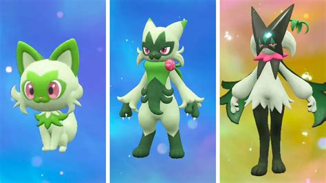 Pokemon Purpur and Karmesin Starter Entwicklung & Starter。